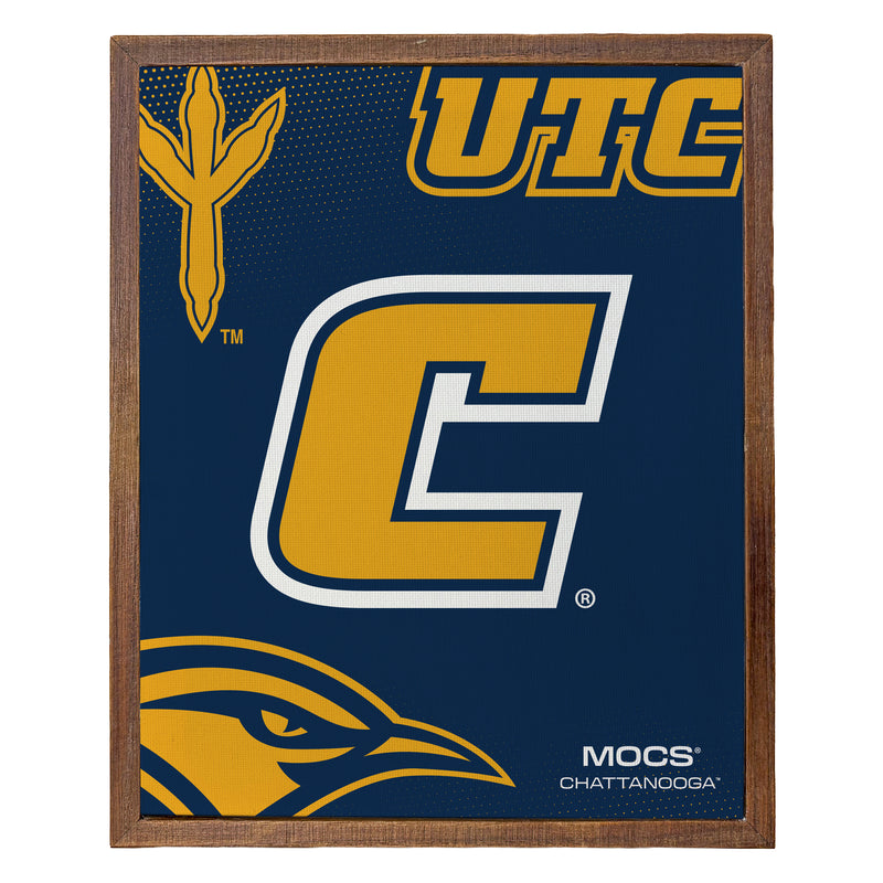 University of Tennessee at Chattanooga Officially Licensed 8" x 10"-Inches Canvas Frame 