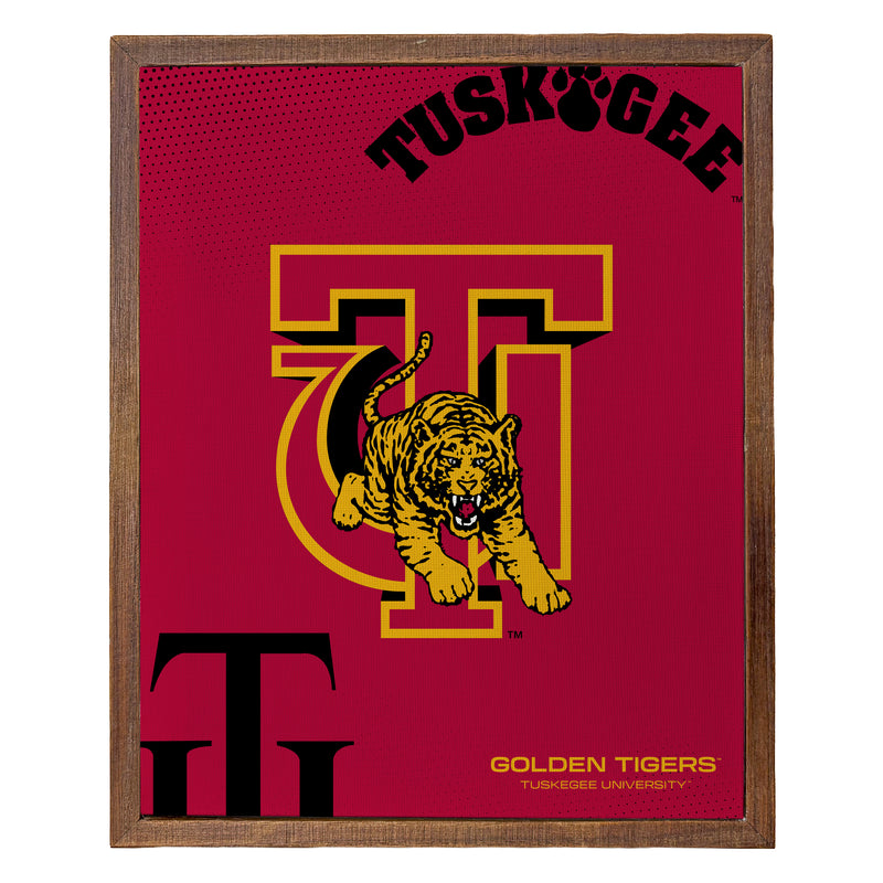 Tuskegee University Officially Licensed 8" x 10"-Inches Canvas Frame 