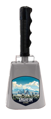 Anaheim California Design A Souvenir Destination Cowbell 