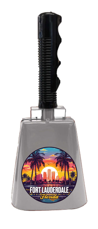 Fort Lauderdale Florida Design B Souvenir Destination Cowbell 