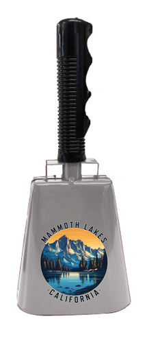 Mammoth Lakes California Design B Souvenir Destination Cowbell 