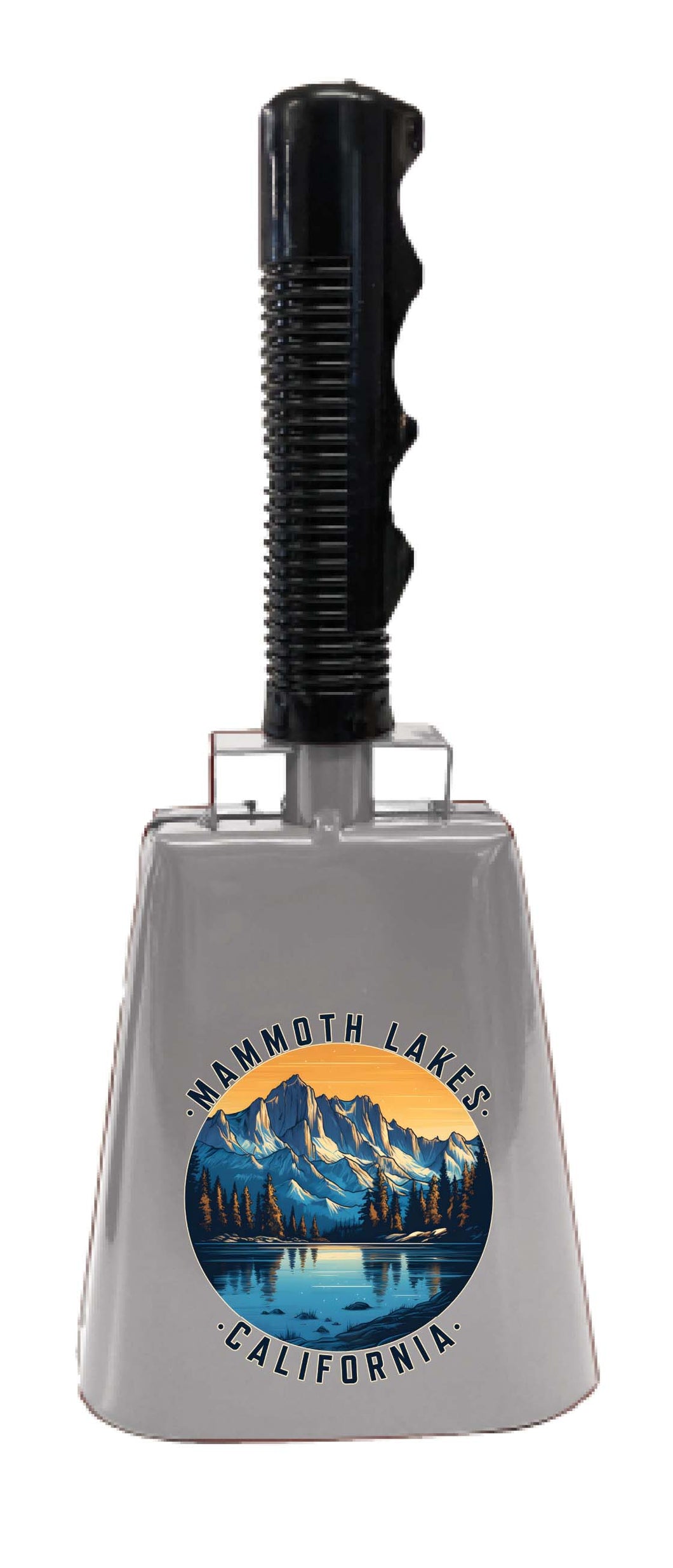 Mammoth Lakes California Design B Souvenir Destination Cowbell 