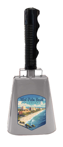 West Palm Beach Florida Design A Souvenir Destination Cowbell 