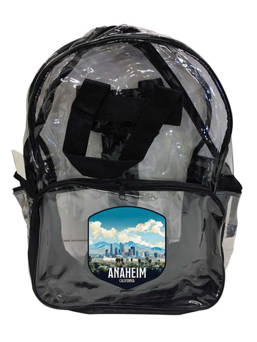 Anaheim California Design A Souvenir Clear View Backpack 