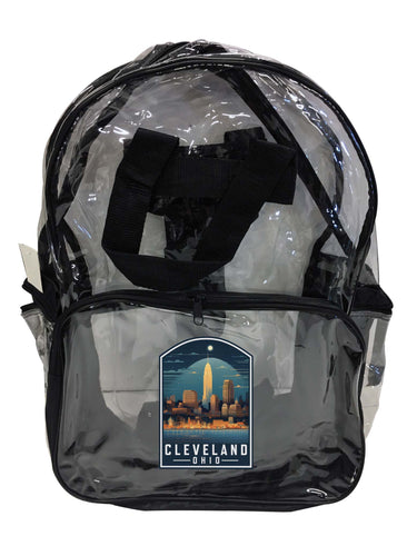 Cleveland Ohio Design A Souvenir Clear View Backpack 