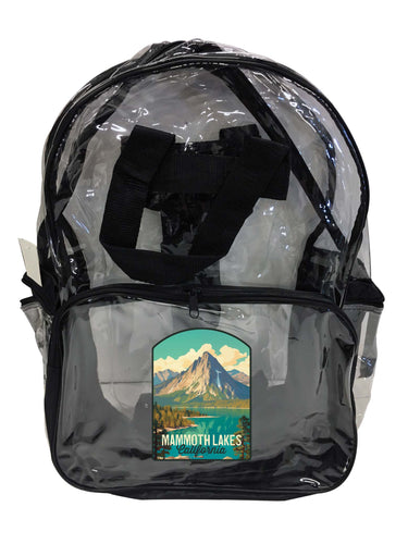 Mammoth Lakes California Design A Souvenir Clear View Backpack 