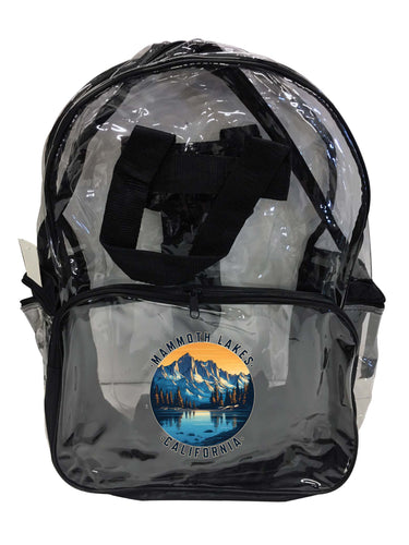 Mammoth Lakes California Design B Souvenir Clear View Backpack 