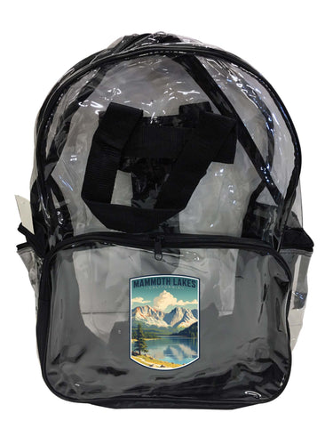 Mammoth Lakes California Design C Souvenir Clear View Backpack 