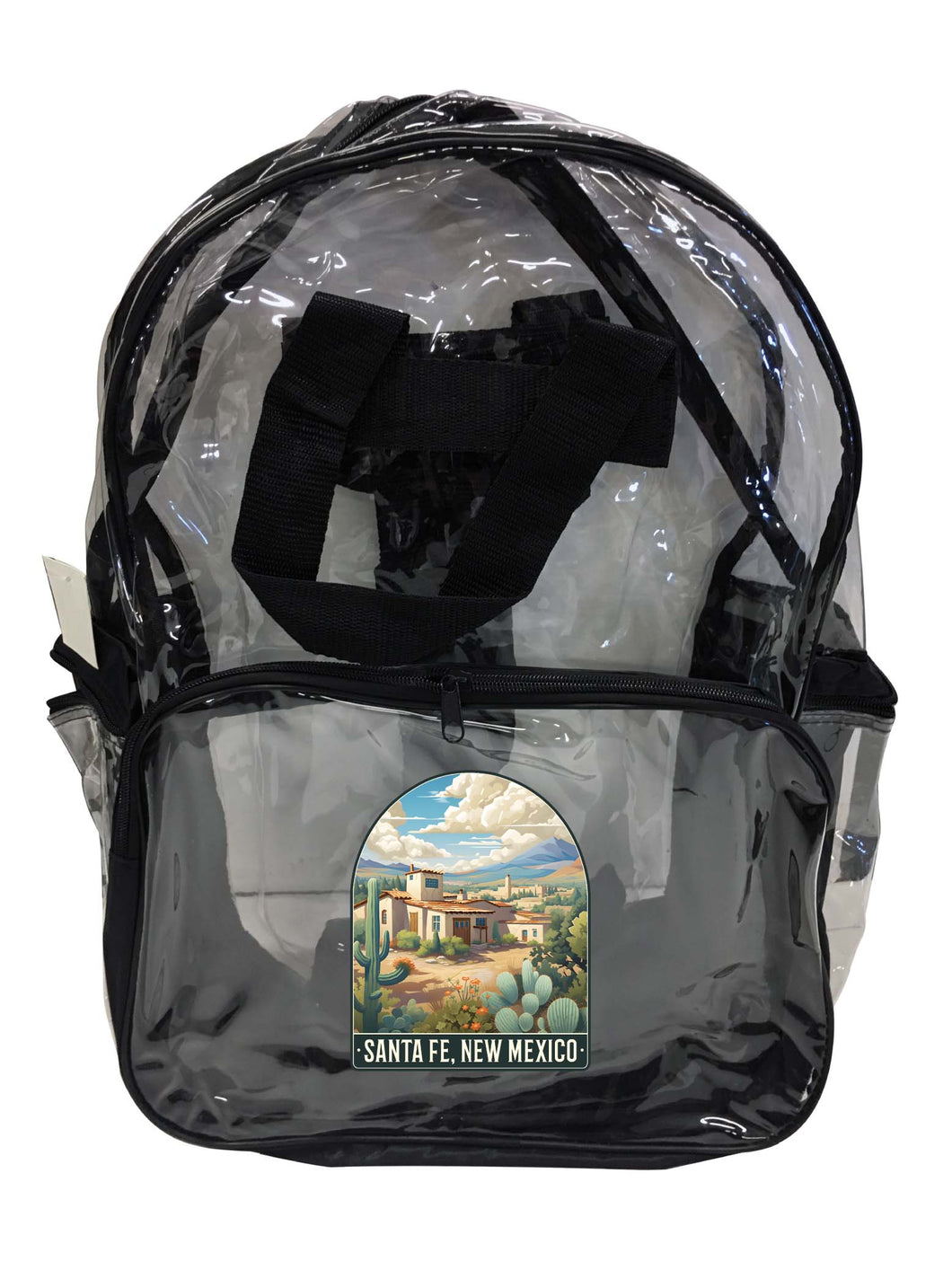 Santa Fe New Mexico Design C Souvenir Clear View Backpack 