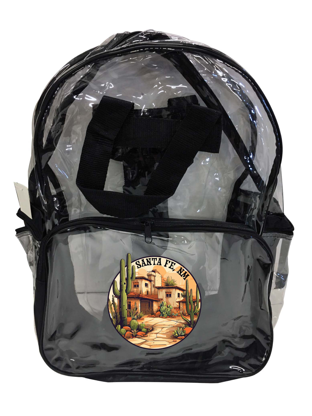 Santa Fe New Mexico Design D Souvenir Clear View Backpack 
