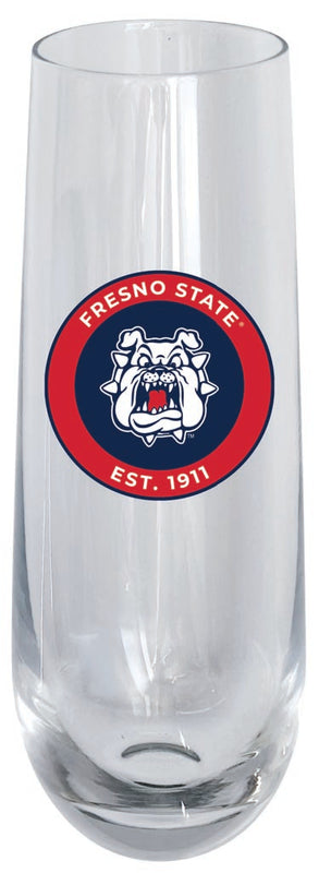 Fresno State Bulldogs 10oz Stemless Flute Officially Licensed Collegiate Product Single