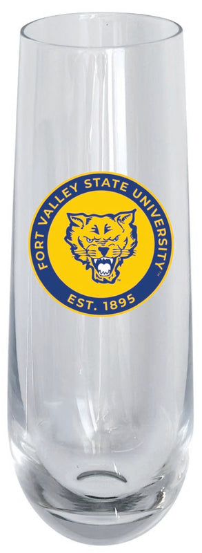 Fort Valley State University 10oz Stemless Flute Officially Licensed Collegiate Product