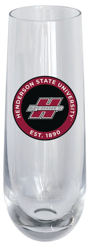 Henderson State Reddies 10oz Stemless Flute Officially Licensed Collegiate Product Single