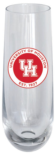 University of Houston 10oz Stemless Flute Officially Licensed Collegiate Product Single