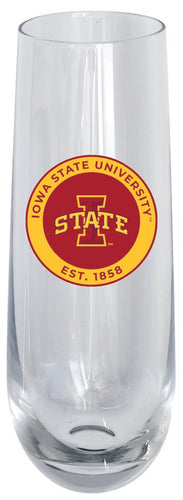 Iowa State Cyclones 10oz Stemless Flute Officially Licensed Collegiate Product Single