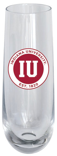 Indiana Hoosiers 10oz Stemless Flute Officially Licensed Collegiate Product Single
