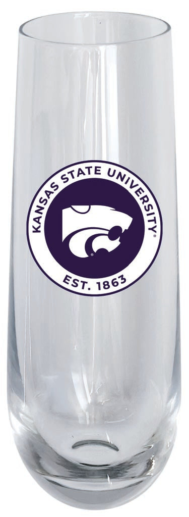 Kansas State Wildcats 10oz Stemless Flute Officially Licensed Collegiate Product Single