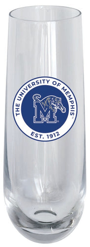 Memphis Tigers 10oz Stemless Flute Officially Licensed Collegiate Product Single