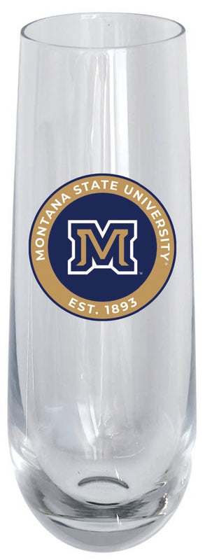 Montana State Bobcats 10oz Stemless Flute Officially Licensed Collegiate Product Single
