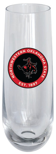 Northwestern Oklahoma State University 10oz Stemless Flute Officially Licensed Collegiate Product Single