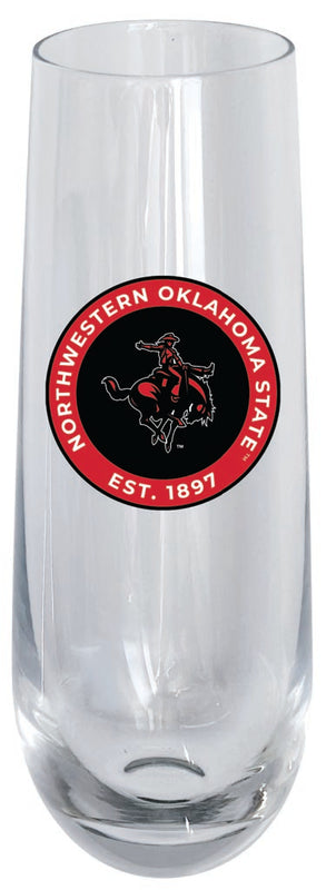 Northwestern Oklahoma State University 10oz Stemless Flute Officially Licensed Collegiate Product Single