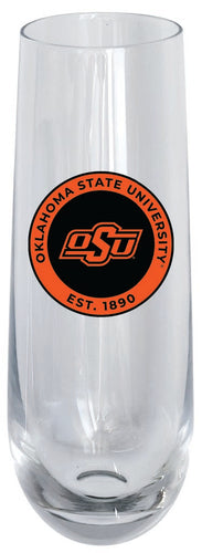 Oklahoma State Cowboys 10oz Stemless Flute Officially Licensed Collegiate Product Single