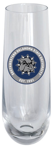Southwestern Oklahoma State University 10oz Stemless Flute Officially Licensed Collegiate Product Single