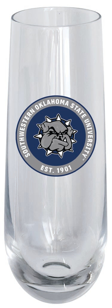Southwestern Oklahoma State University 10oz Stemless Flute Officially Licensed Collegiate Product Single