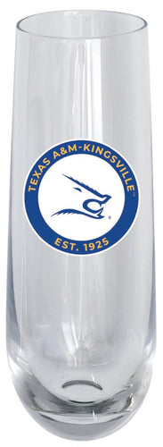 Texas A&M Kingsville Javelinas 10oz Stemless Flute Officially Licensed Collegiate Product 4-Pack
