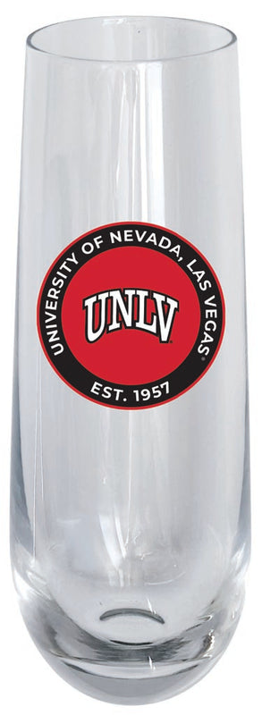 UNLV Rebels 10oz Stemless Flute Officially Licensed Collegiate Product 4-Pack