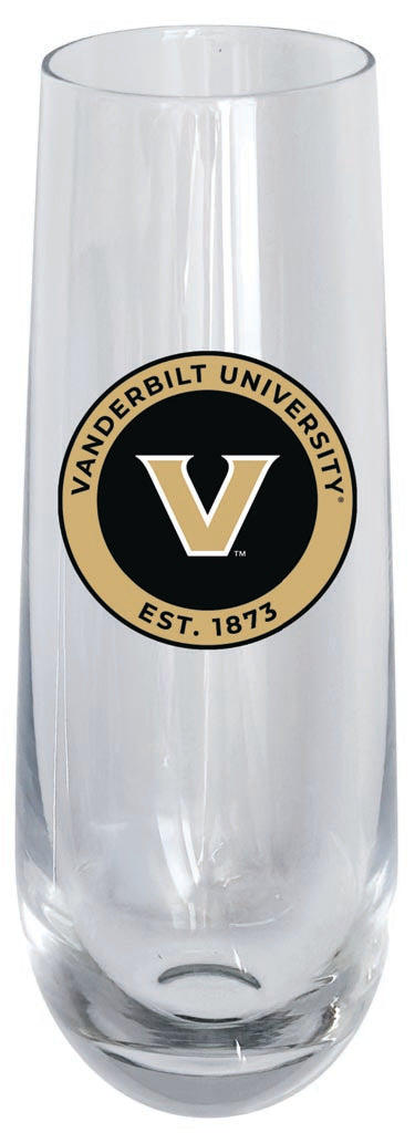 Vanderbilt University 10oz Stemless Flute Officially Licensed Collegiate Product Single