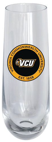 Virginia Commonwealth 10oz Stemless Flute Officially Licensed Collegiate Product 4-Pack