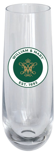 William and Mary 10oz Stemless Flute Officially Licensed Collegiate Product Single