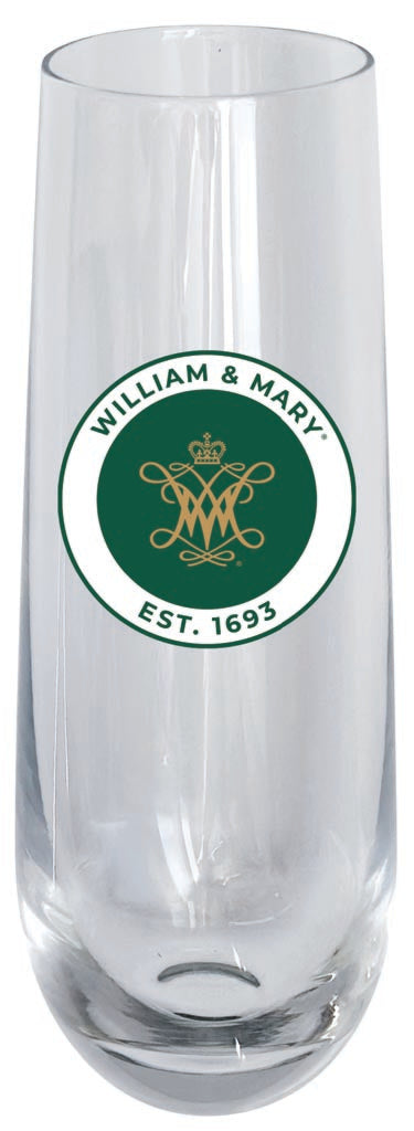 William and Mary 10oz Stemless Flute Officially Licensed Collegiate Product Single