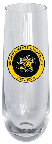 Wichita State Shockers 10oz Stemless Flute Officially Licensed Collegiate Product Single