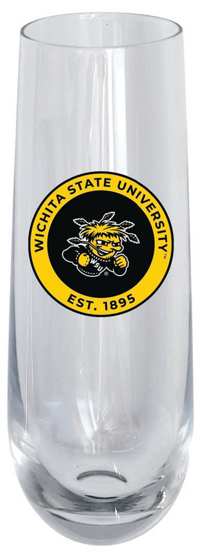 Wichita State Shockers 10oz Stemless Flute Officially Licensed Collegiate Product Single
