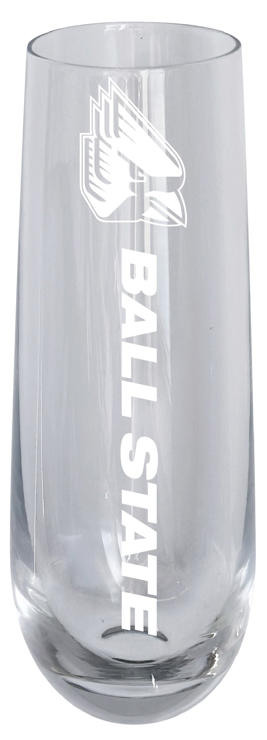 Ball State University 10oz Engraved Champagne Flute Officially Licensed Collegiate Product 2-Pack