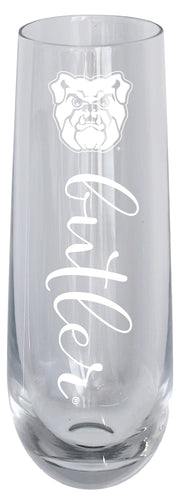 Butler Bulldogs 10oz Engraved Champagne Flute Officially Licensed Collegiate Product 4-Pack