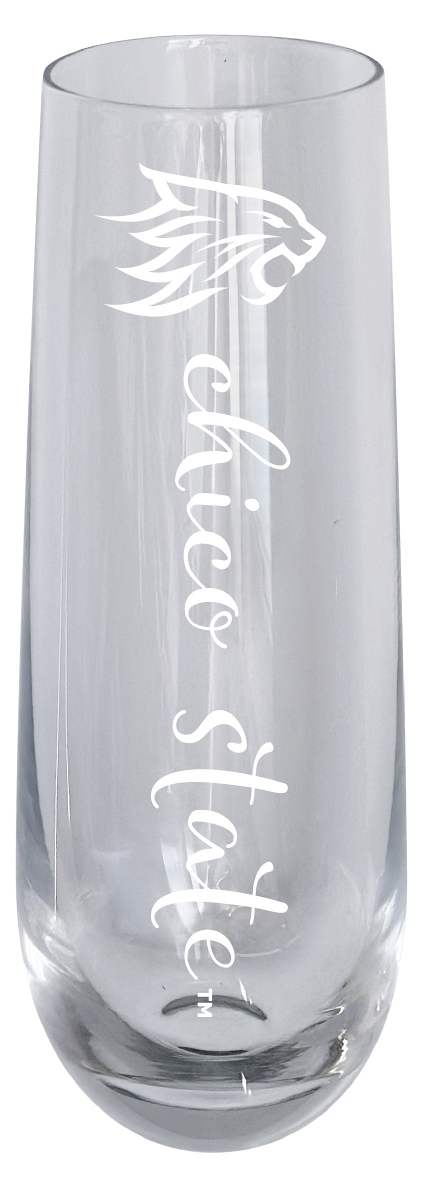 California State University, Chico 10oz Engraved Champagne Flute Officially Licensed Collegiate Product 4-Pack