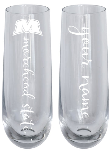 Morehead State University Customizable 10 oz Engraved Champagne Flute – Officially Licensed Product 