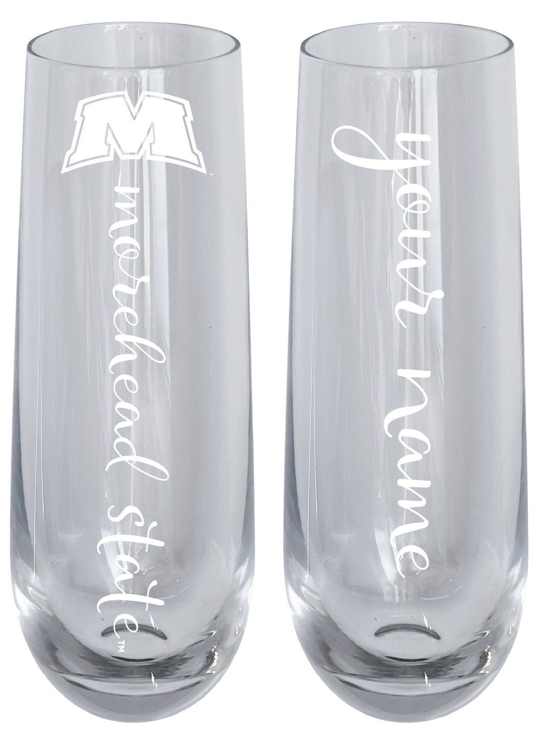 Morehead State University Customizable 10 oz Engraved Champagne Flute – Officially Licensed Product 