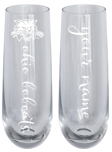 Ohio University Customizable 10 oz Engraved Champagne Flute – Officially Licensed Product 