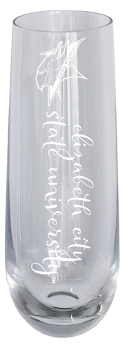 Elizabeth City State University 10oz Engraved Champagne Flute Officially Licensed Collegiate Product Single