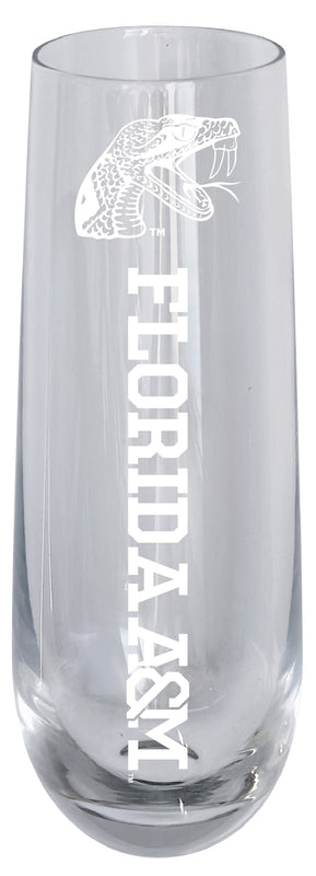 Florida A&M Rattlers 10oz Engraved Champagne Flute Officially Licensed Collegiate Product Single