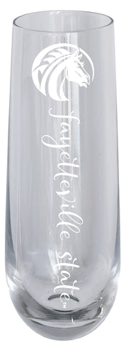 Fayetteville State University 10oz Engraved Champagne Flute Officially Licensed Collegiate Product Single