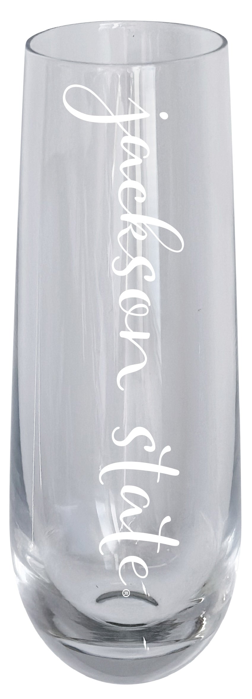 Jackson State University 10oz Engraved Champagne Flute Officially Licensed Collegiate Product 4-Pack