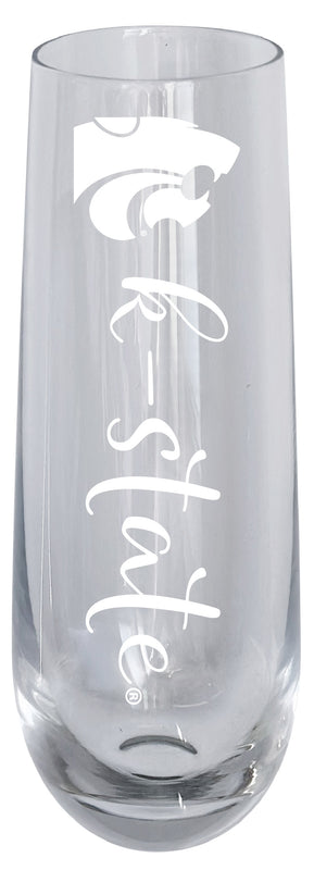 Kansas State Wildcats 10oz Engraved Champagne Flute Officially Licensed Collegiate Product Single