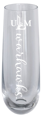 University of Louisiana Monroe 10oz Engraved Champagne Flute Officially Licensed Collegiate Product Single
