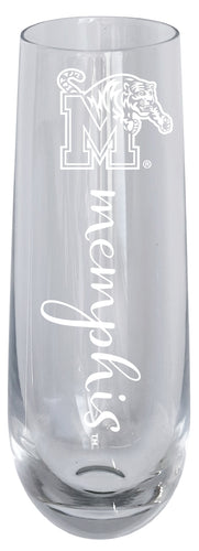 Memphis Tigers 10oz Engraved Champagne Flute Officially Licensed Collegiate Product 2-Pack