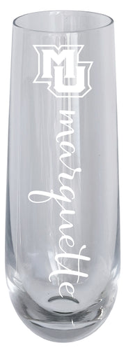 Marquette Golden Eagles 10oz Engraved Champagne Flute Officially Licensed Collegiate Product Single